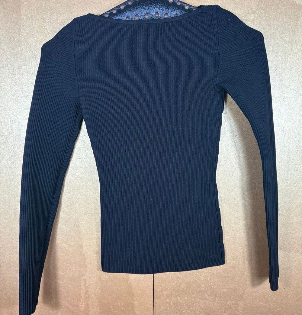 Babaton ribbed long sleeve top size 2XS